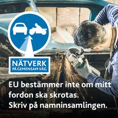 Nätverk på gemensam väg uppmanar till namninsamling mot ELV-förslaget.