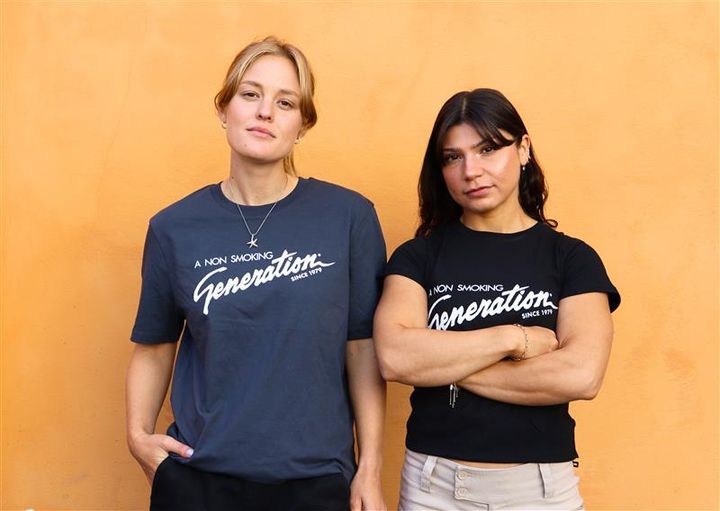 A Non Smoking Generations föreläsare Delal och Nova