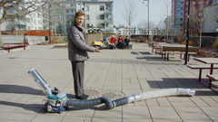 Håll Sverige Rent lanserar kampanjen (och aprilskämtet) Fräschify 3000. Foto: Delta Studios