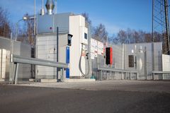 Tankstation för vätgas Borlänge Foto Trafikverket