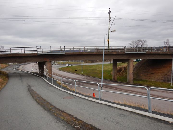 Järnvägsbron som ska renoveras veckorna 15-19