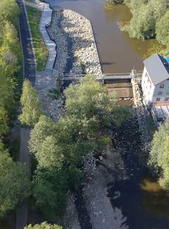 Faunapassage Falkenbergska kvarnen Foto: Mälarenergi Vattenkraft