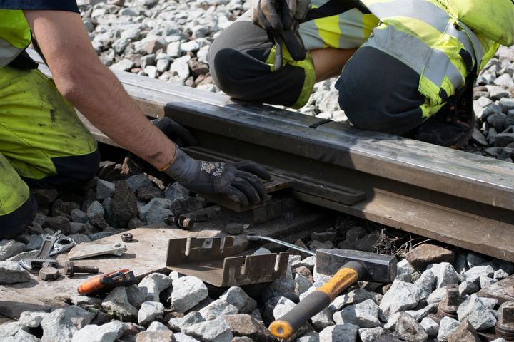 Banarbete, Foto: Frida Strand, Trafikverket