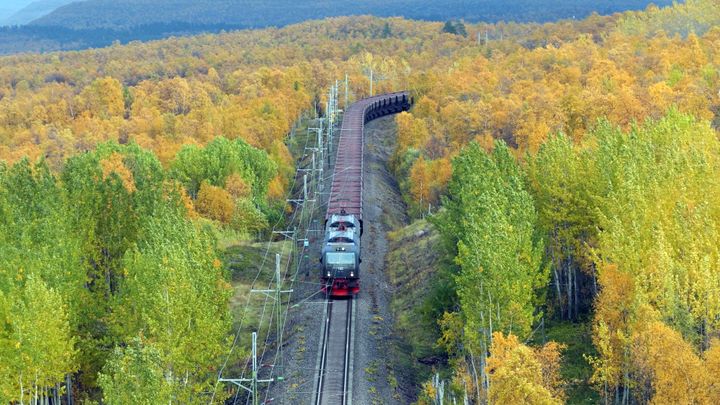 Malmtåg vid Kaisepakte