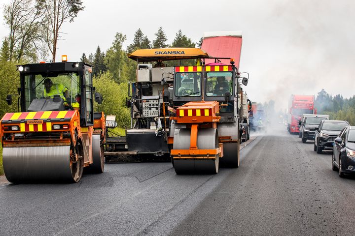 Vecka 33 startar asfalteringsarbete som kommer att påverka trafikanterna.