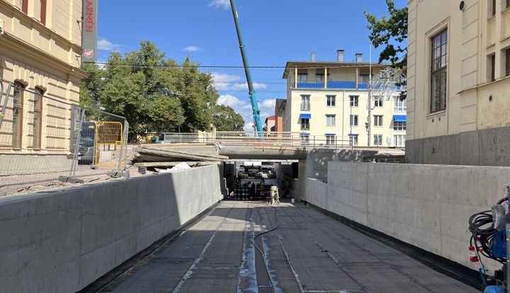 Den nya tunneln under S:t Persgatan