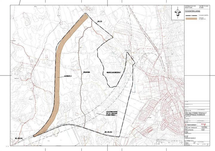 Trafikverket planerar för en ny väg förbi Tenhult.