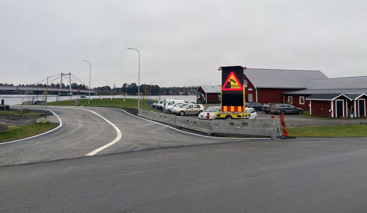 Trafikverkets nybyggda färjeläge i Strömsund