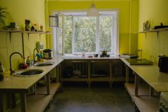 Köket i det första av CO-HATY:s pilotprojekt i Ivano-Frankivsk från 2022.