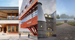 Campus Tensta i Stockholm, Fyrtornet i Hyllie, Jungfrun i Norrköping och Osprey Farm Studio utanför Strängnäs. Någon av de fyra står som vinnare av Kasper Salin-priset den 26 mars.