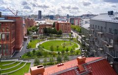 Översikt över Maskinparken i Göteborg. Arkitekt: 02landskap