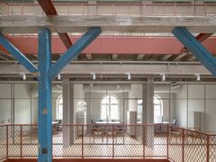 Arbetsplats på kontoret i Snickeriet, Malmö.