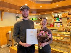 Jonas och Tilda Karlsson, ägare till Nordfeldts Konditori