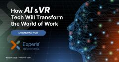 Läs mer i Experis rapport "How AI And VR Tech Will Transform the World of Work"