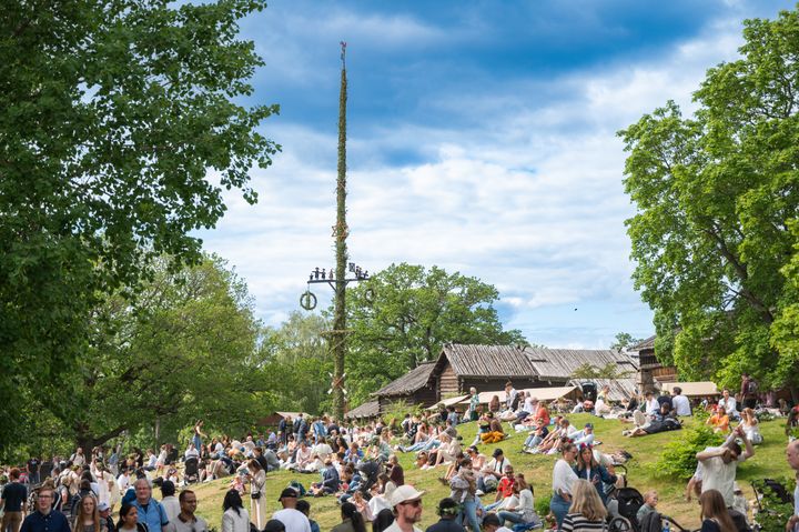 Midsummer at Skansen.