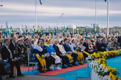 The Royal Family takes part in Sweden’s official celebrations.