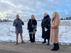 Stefan Erikson (M), Liselott Fager (KD), Kristina Edlund (S) och Cecilia Helber (LL).