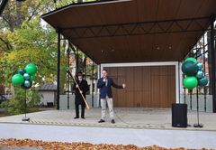 Invigningstal av Stefan Erikson (M), kommunalråd och ordförande i samhällsbyggnadsnämnden.